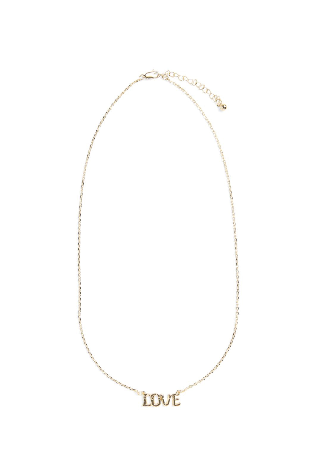 Fine Pieces - Fpbiva Necklace Plated - 4626102 Gold Colour Love