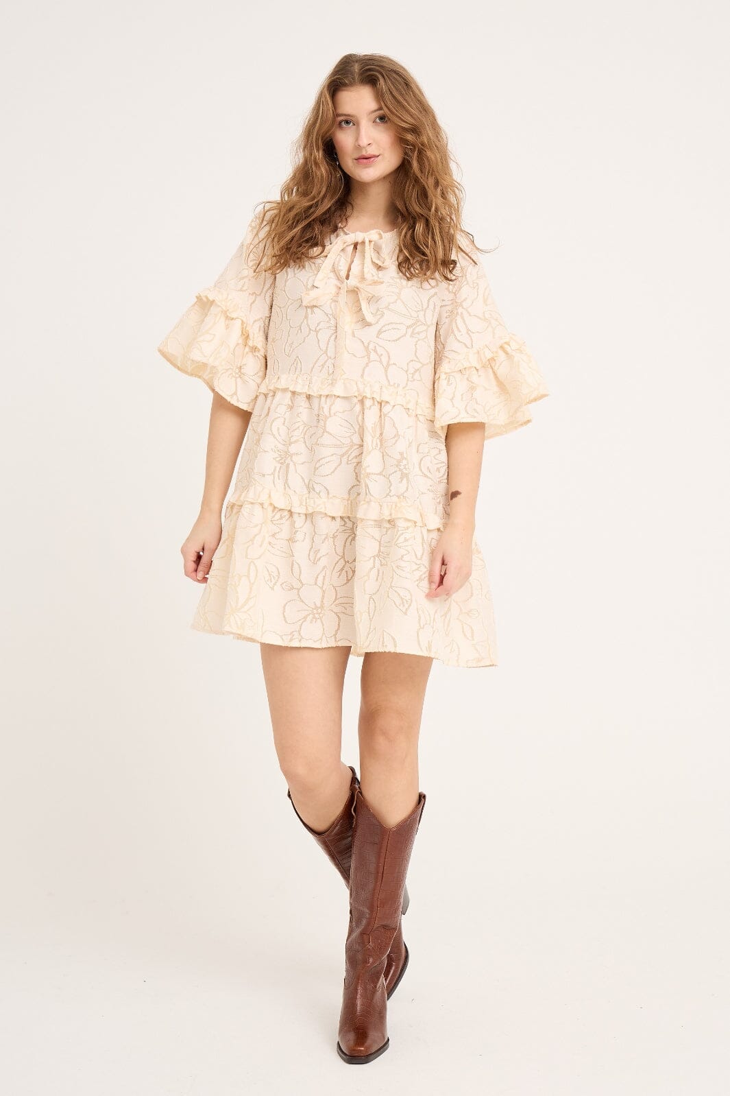 A-View - Kabrina Dress AV6052 - 069 - Pale Yellow