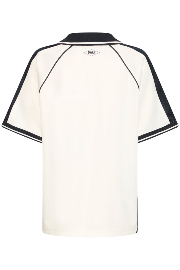 Forudbestilling - Ball - Bacalcio Polo Tshirt 50405374 - 114800 - Blanc De Blanc T-shirts 