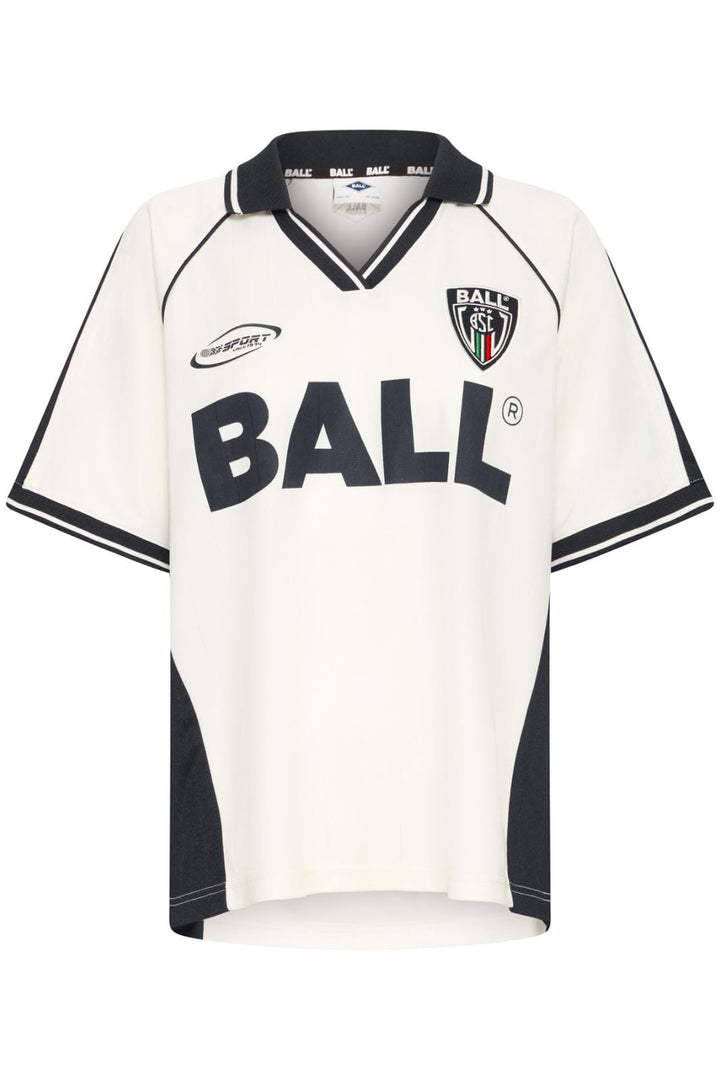 Forudbestilling - Ball - Bacalcio Polo Tshirt 50405374 - 114800 - Blanc De Blanc T-shirts 