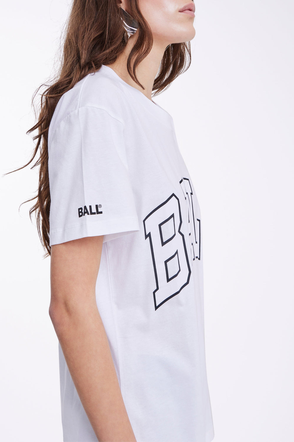 Forudbestilling - Ball - R. David Womens T-Shirt - 110601 Bright White T-shirts 