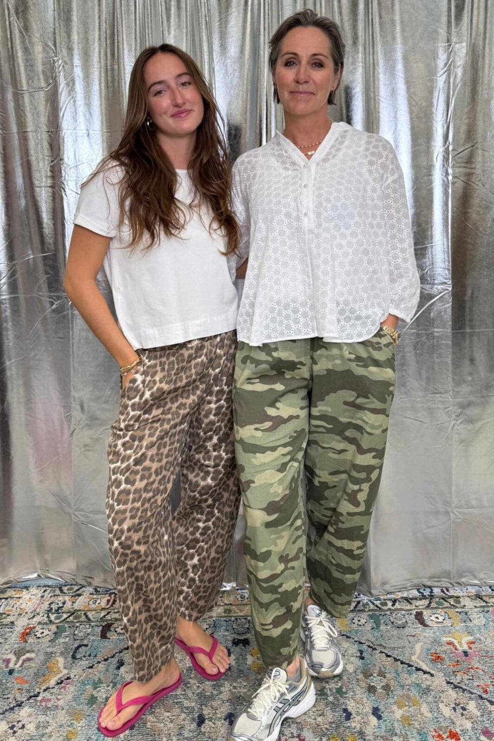 Black Colour - Bcabbie Barrel Pant 40977 - Camouflage