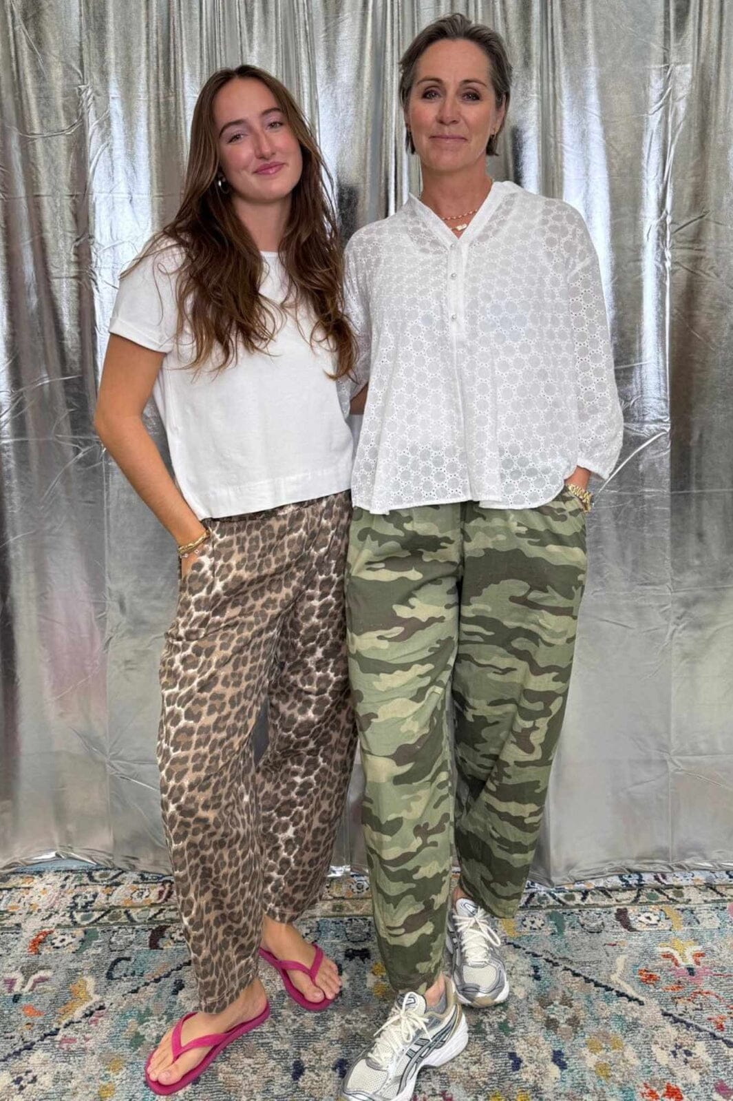 Black Colour - Bcabbie Barrel Pant 40977 - Camouflage