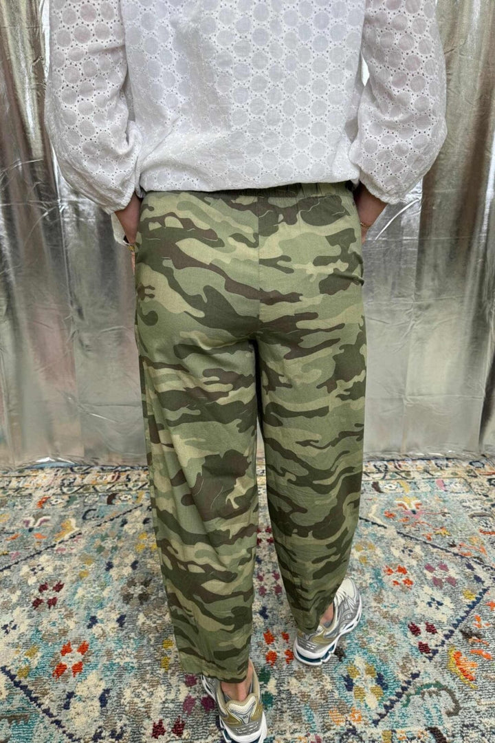 Black Colour - Bcabbie Barrel Pant 40977 - Camouflage