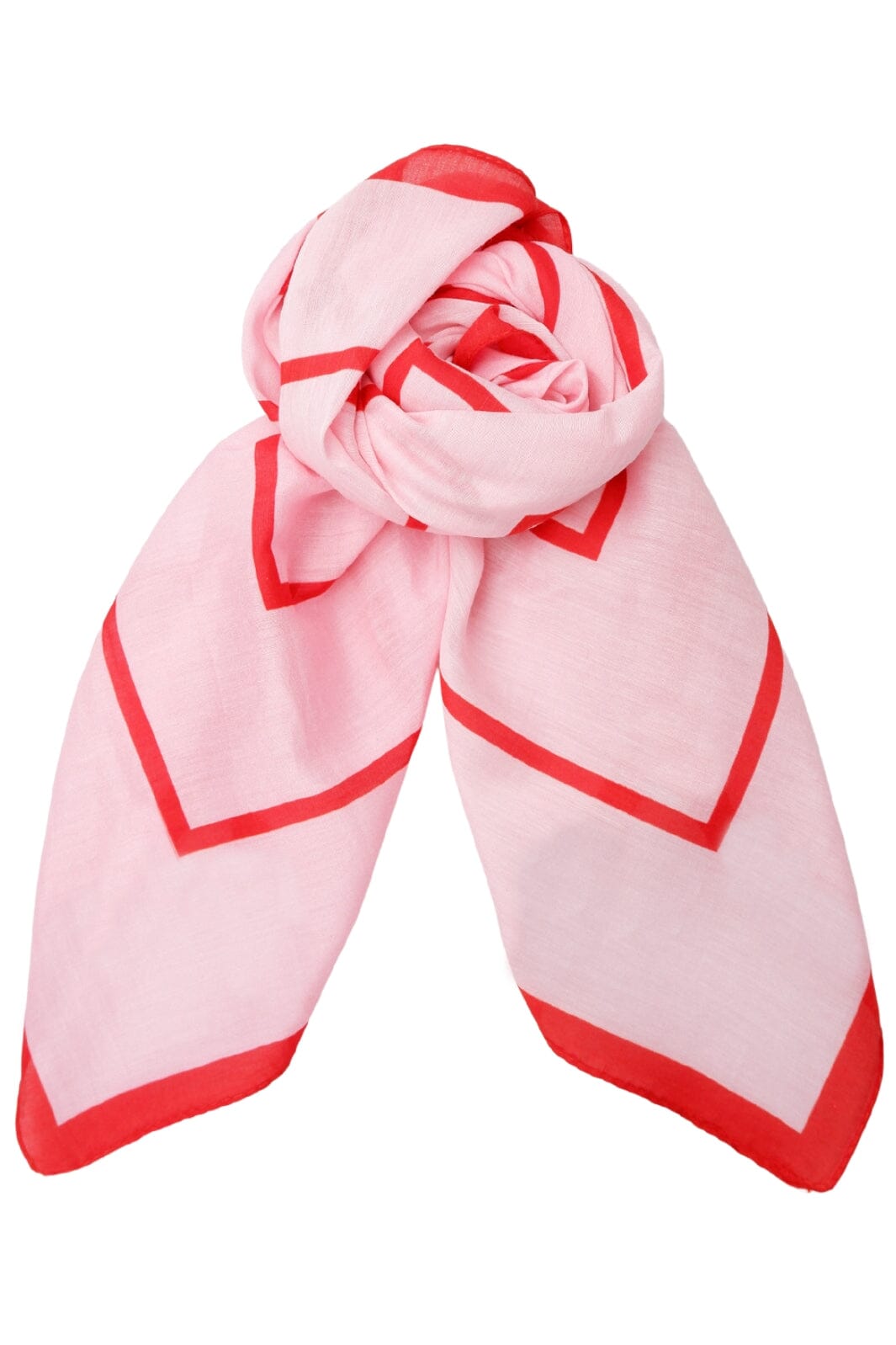 Forudbestilling - Black Colour - Bcalessi Mini Scarf - Pink/Red Tørklæder 