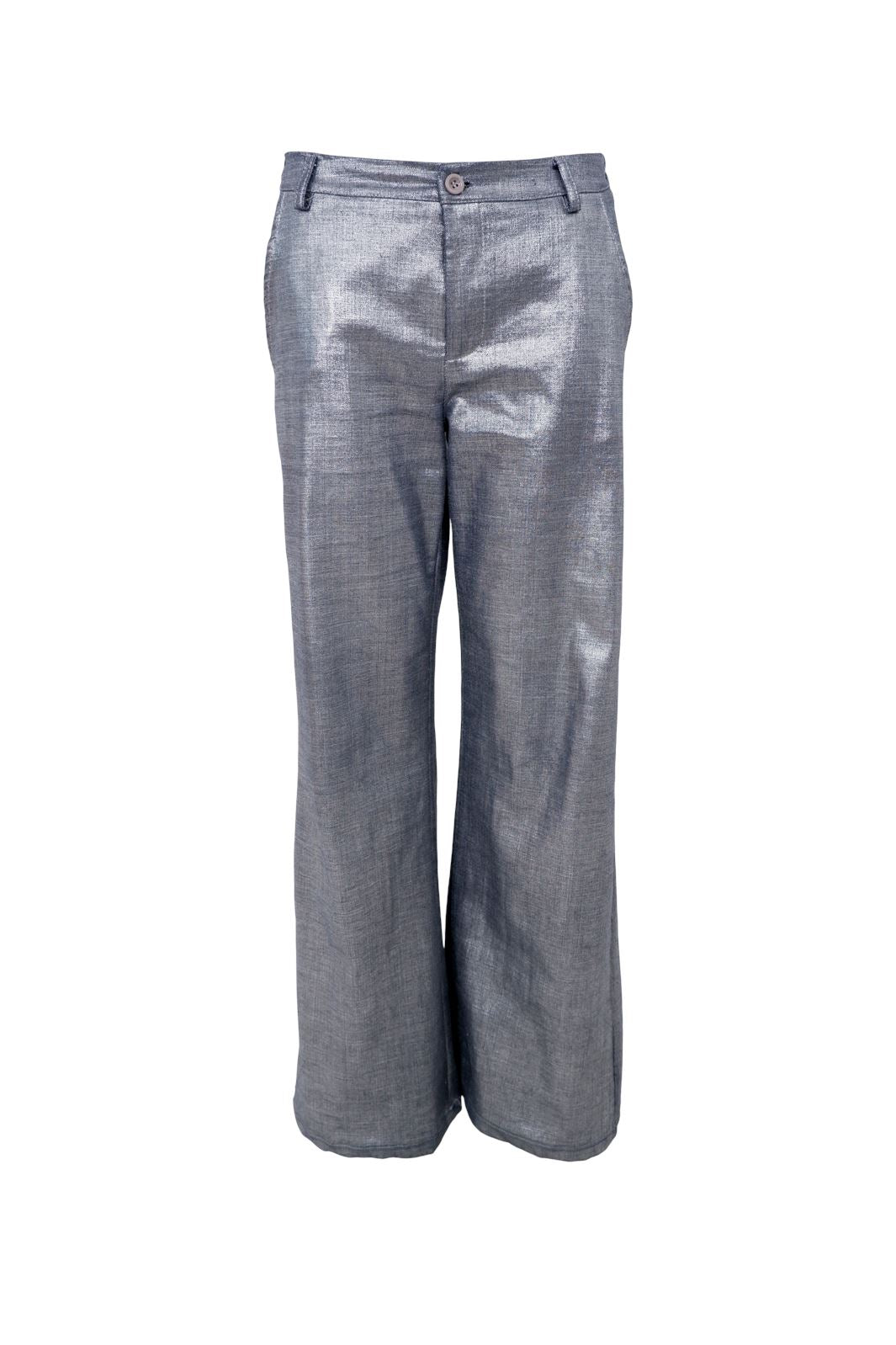 Black Colour - Bcallure Box Glitter Pant - Silver