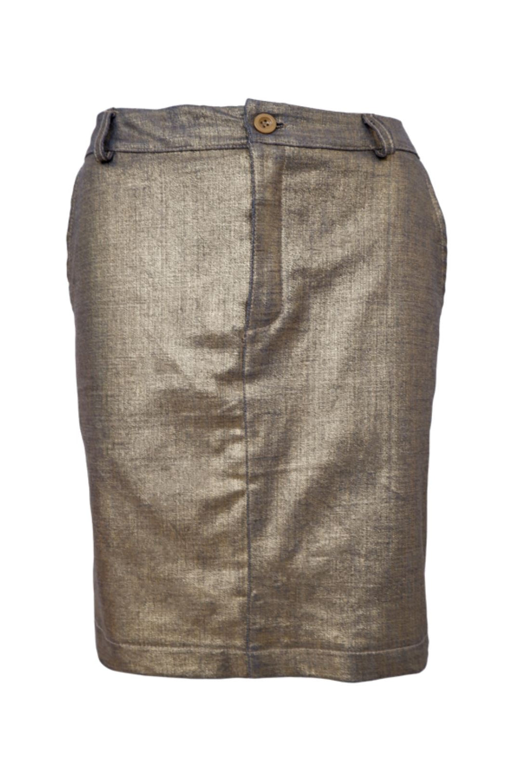 Forudbestilling - Black Colour - Bcallure Box Glitter Skirt - Gold Nederdele 