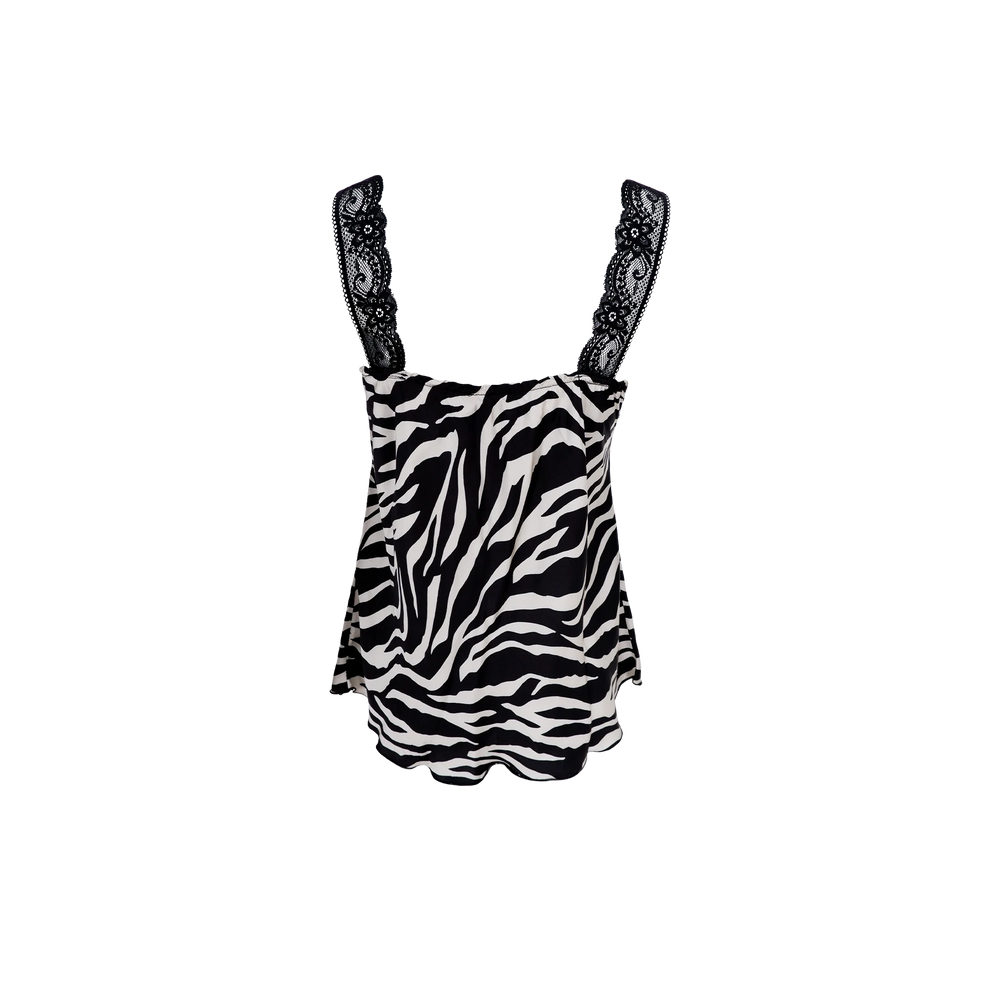 Forudbestilling - Black Colour - Bcbea Lace Top - Zebra Toppe 