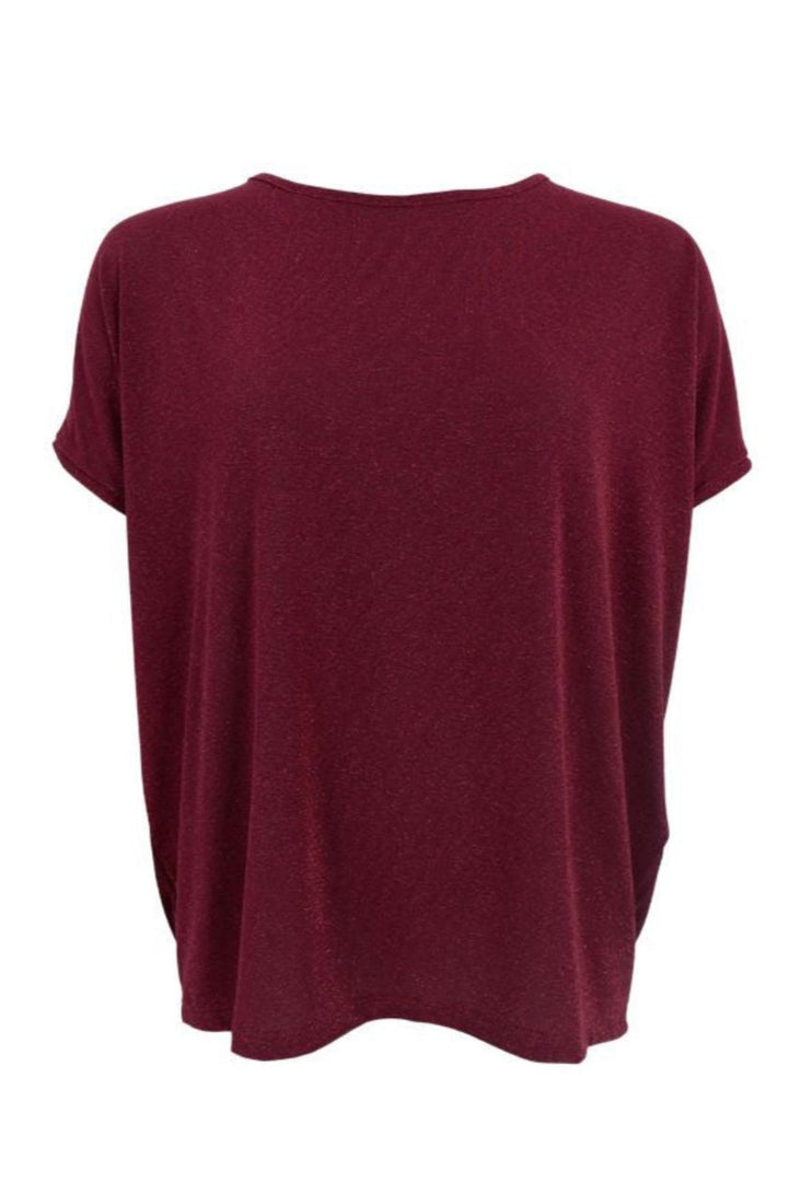 Forudbestilling - Black Colour - Bcfaye Box Blouse 40291 - Shirts - Plum