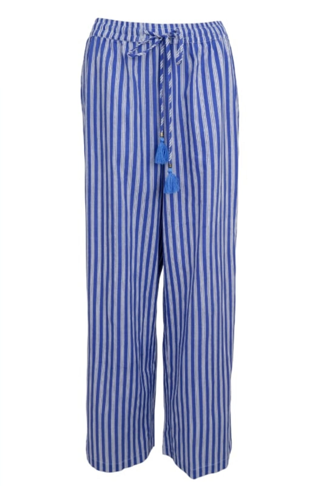 Forudbestilling - Black Colour - Bcflora Pants - Blue Stripe Bukser 