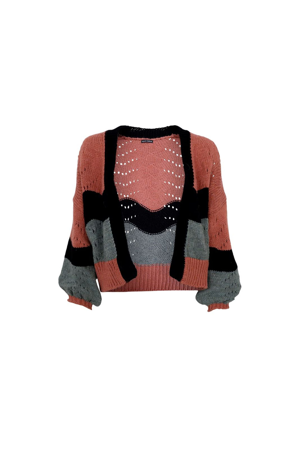 Black Colour - Bcgranny Knit Cardigan - Dust Rose Mix