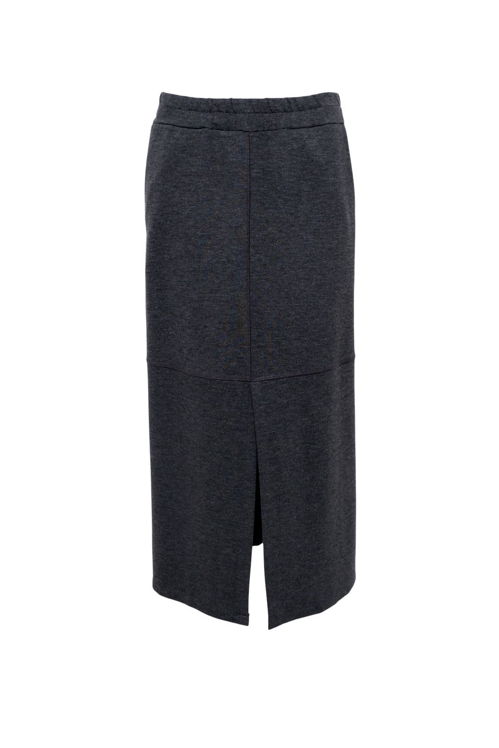 Black Colour - Bcjamie Slit Skirt - Dark Grey