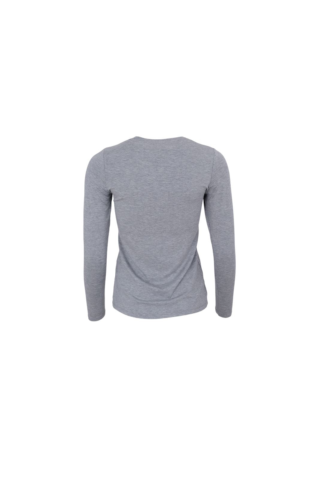 Black Colour - Bckarla Ls T-Shirt - Grey Melange