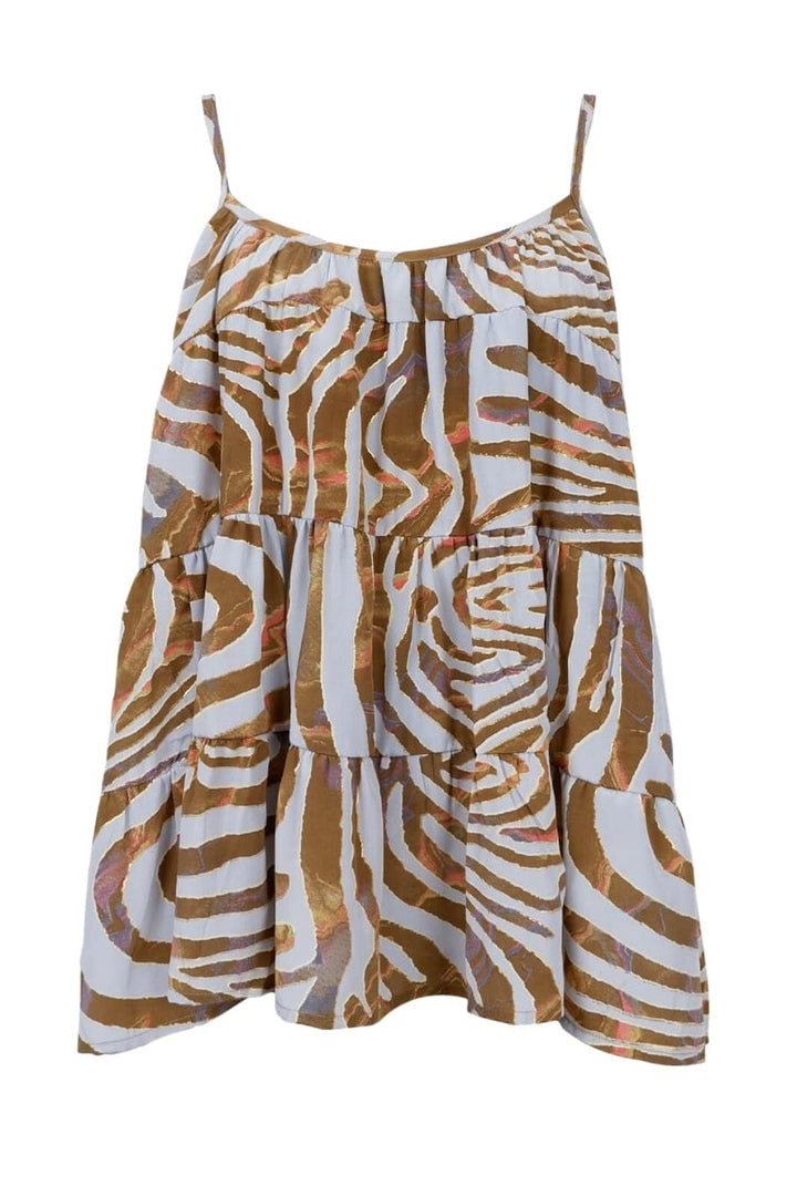 Black Colour - Bcluna Flare Strap Top 39225 - Shirts - Blue Zebra