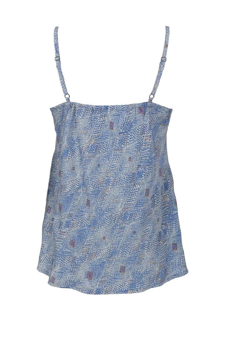 Black Colour - Bcluna Vea Strap Top 39200 - Shirts,Luna Collection - Blue Argyle
