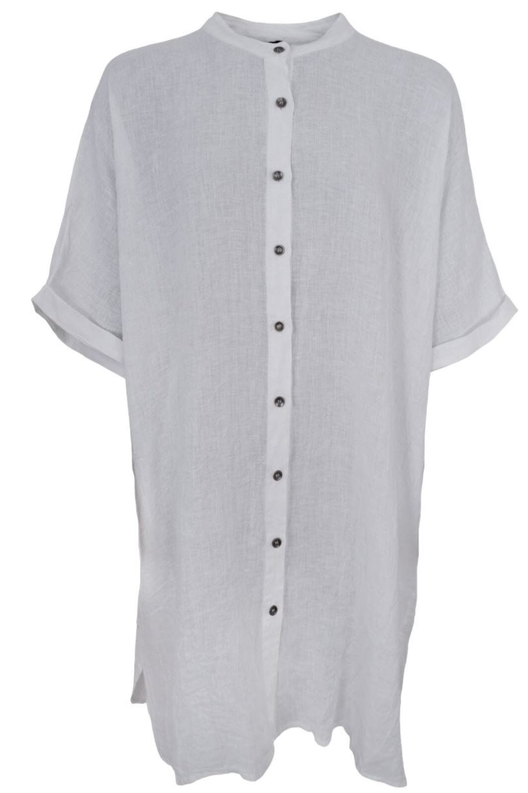 Forudbestilling - Black Colour - Bcmelina Linen Tunic - White Skjorter 