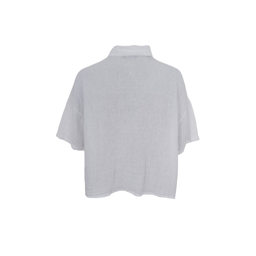 Forudbestilling - Black Colour - Bcmelina Short Shirt - White Skjorter 