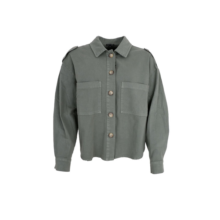 Forudbestilling - Black Colour - Bcneel Shirt Jacket - Lt. Army Kimono 