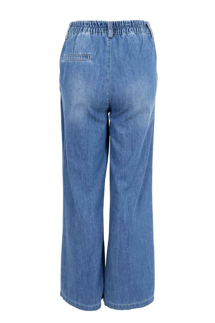 Black Colour - Bcnettie 2-Tone Box Jeans 40893 - Mid Blue Wash