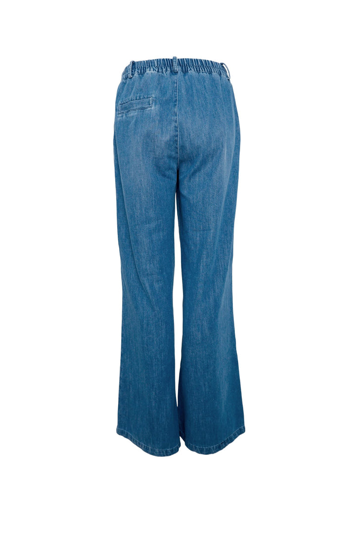 Forudbestilling - Black Colour - Bcnettie Box Jeans - Mid Blue Bukser 
