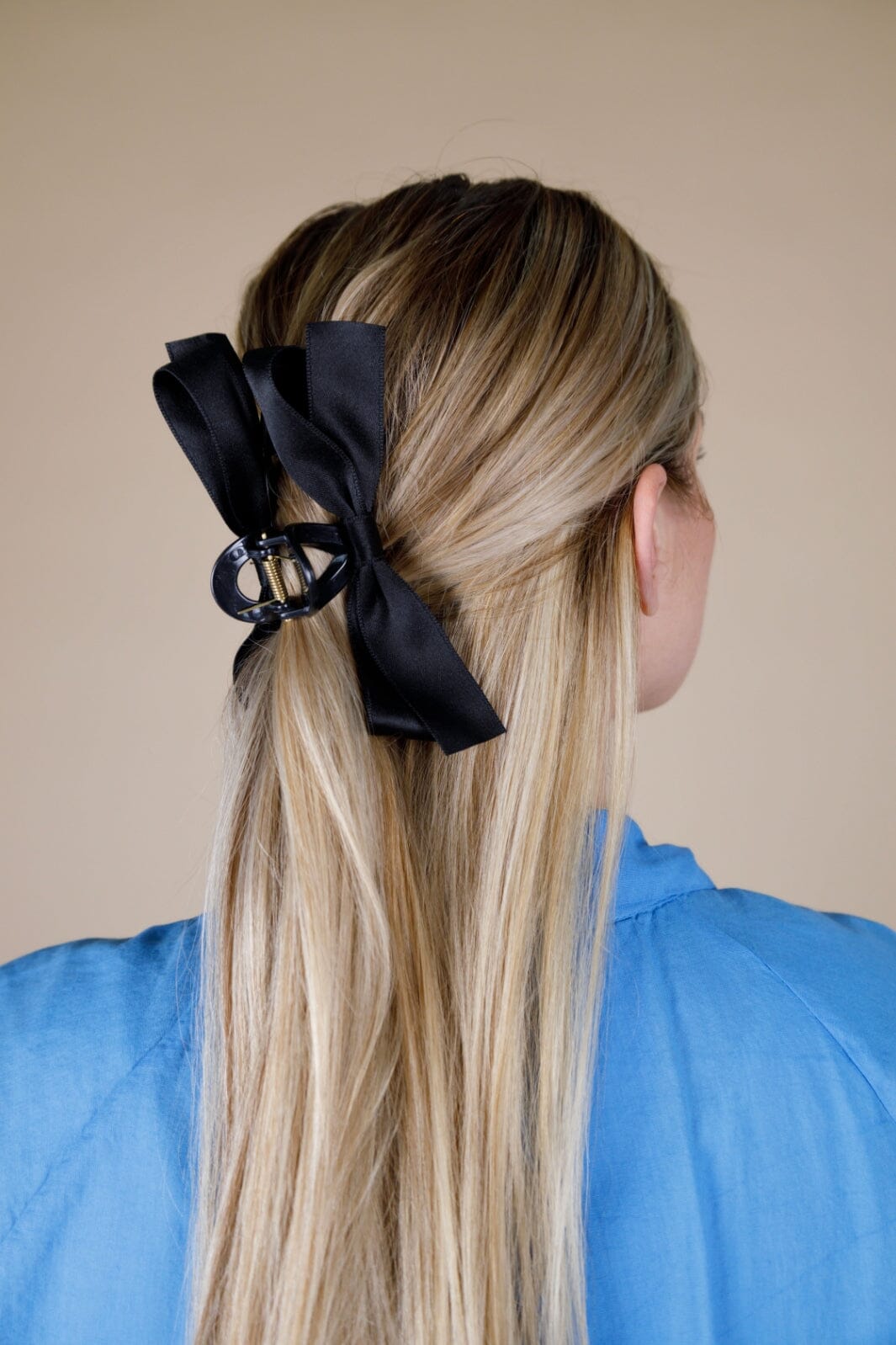 Forudbestilling - Black Colour - Bcnomi Bow Hair Claw - Black Hårspænder 