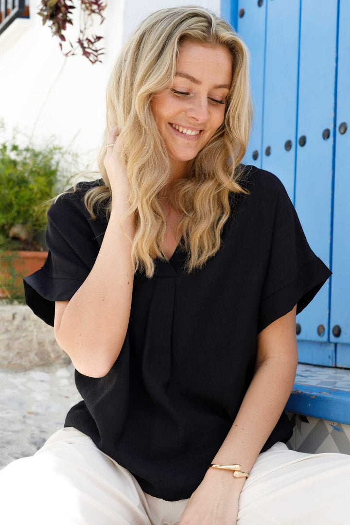 Black Colour - Bcsamos Blouse 40895 - Black