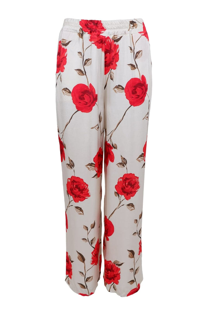Black Colour - Bctiily Rose Pant 40963 - Red