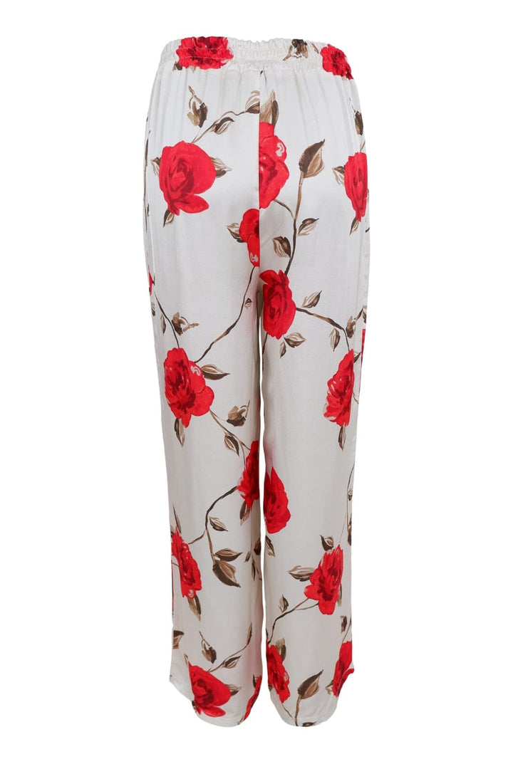 Black Colour - Bctiily Rose Pant 40963 - Red