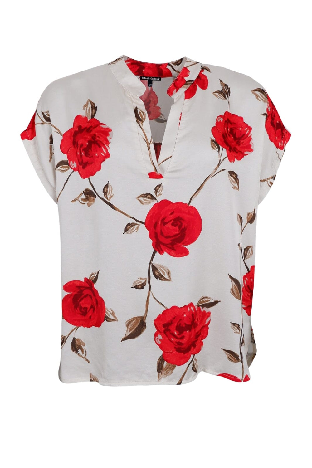 Black Colour - Bctilly Rose Blouse 40962 - Red