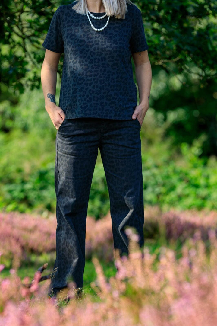 Black Colour - Bczelda Vintage Tee 41116 - Shirts - Mocca