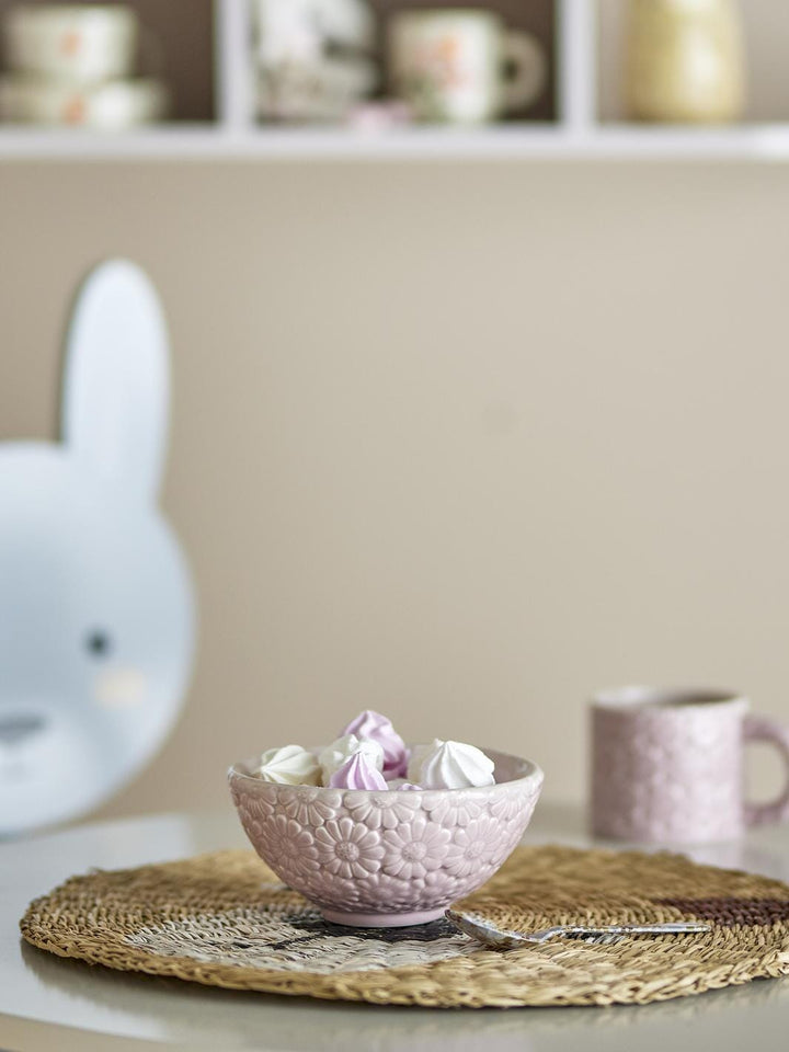 Bloomingville - Benji Skål, Rosa, Stentøj 82062180 - Rose