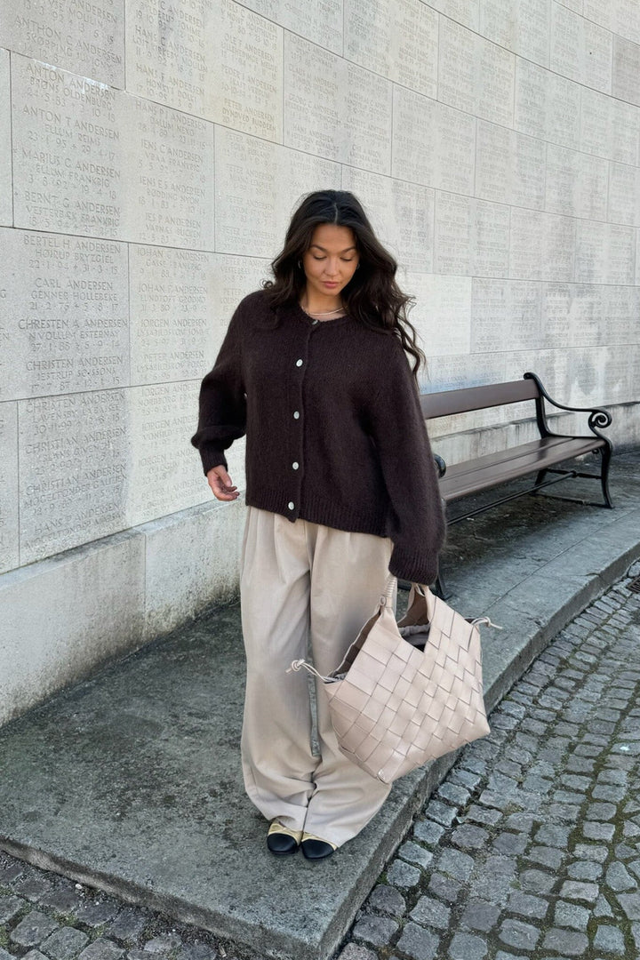 Forudbestilling - BYIC - Idaic Cardigan - dbrown Dark Brown Cardigans 