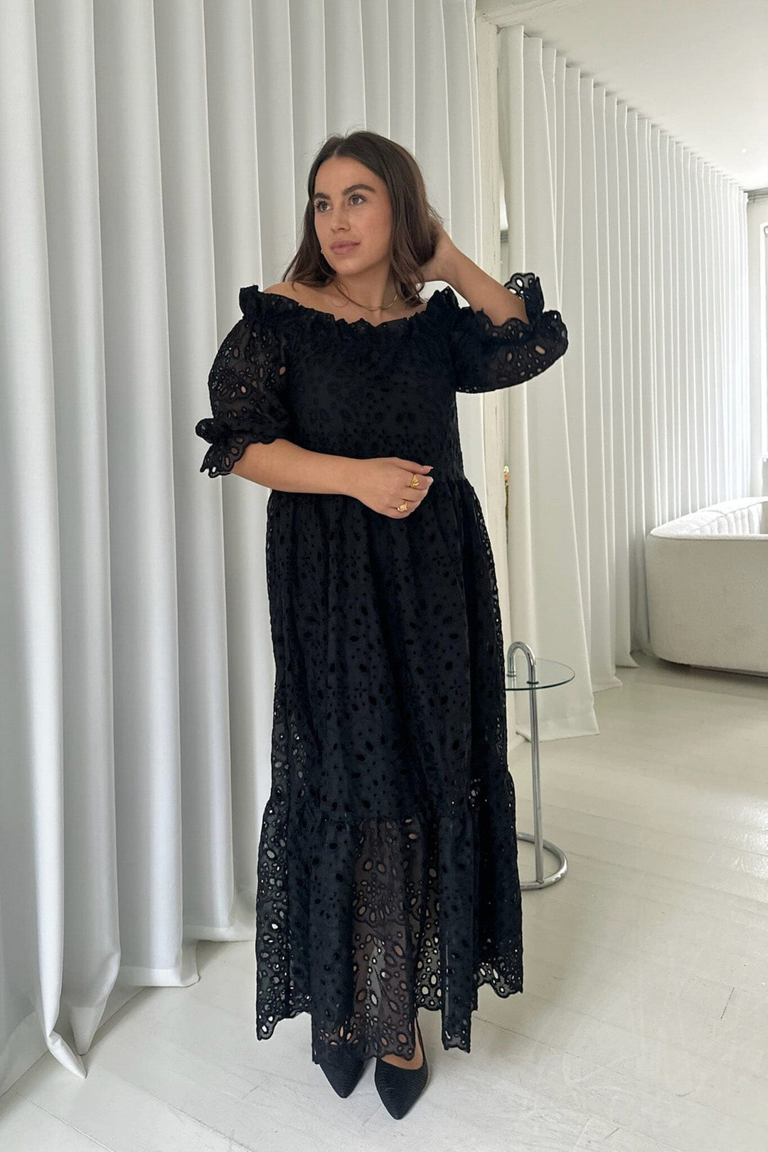 Forudbestilling - BYIC - Sigridic Long Dress - black Black Kjoler 