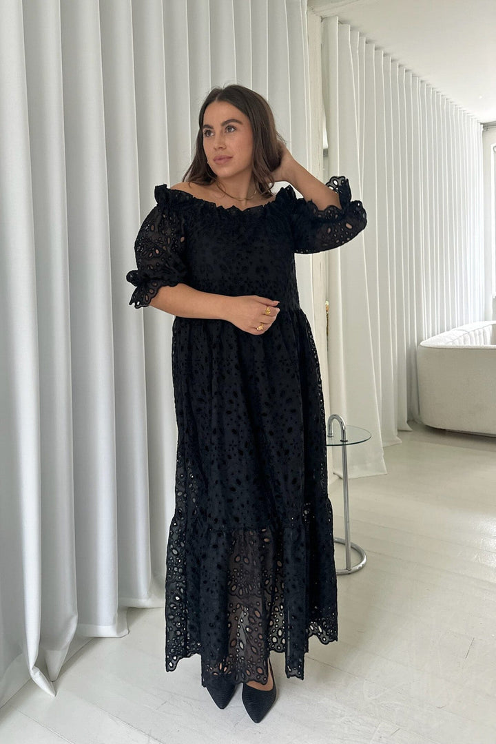 Forudbestilling - BYIC - Sigridic Long Dress - black Black Kjoler 