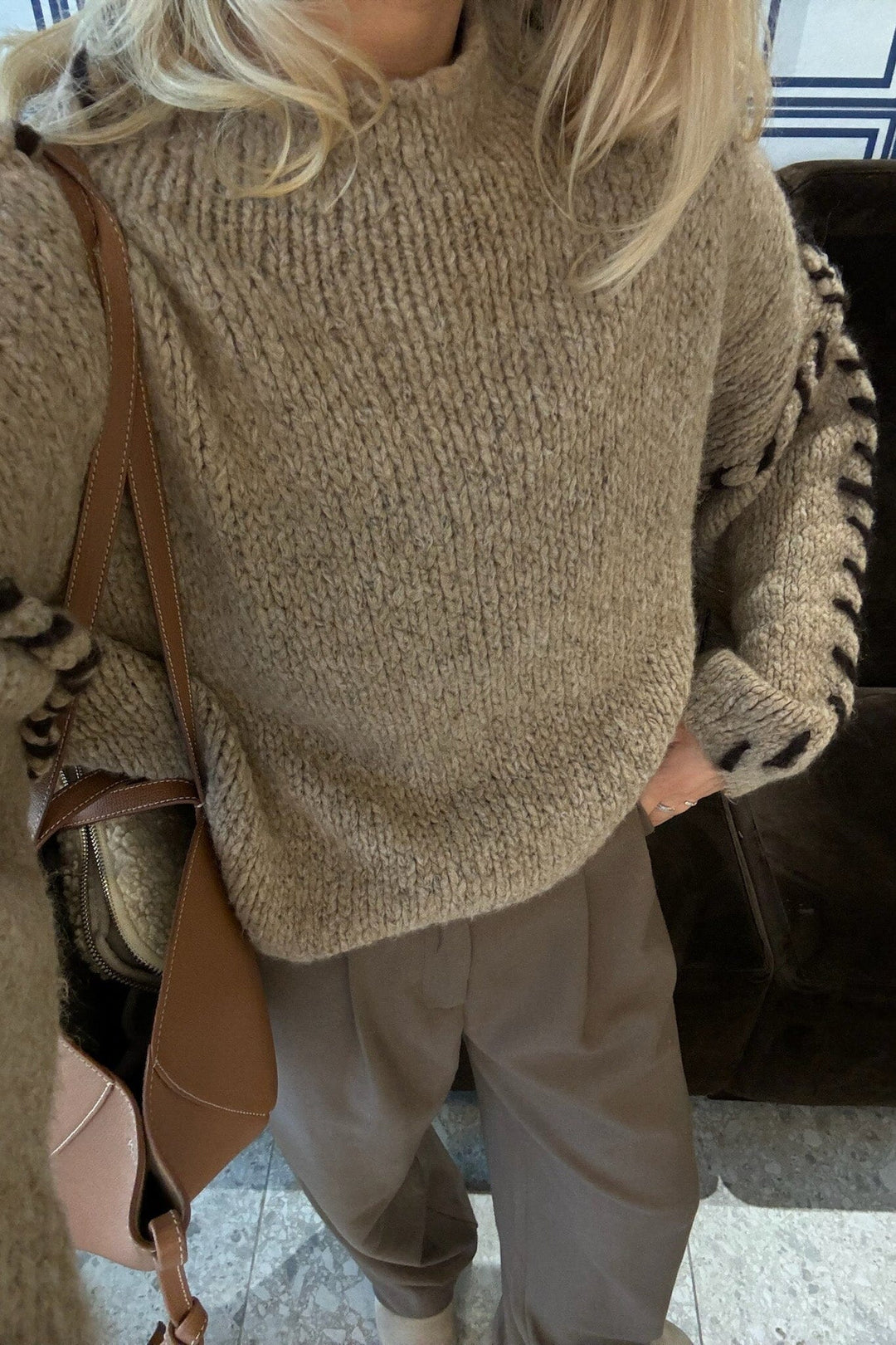 Forudbestilling - BYIC - Siljeic Sweater - beige Beige Strikbluser 