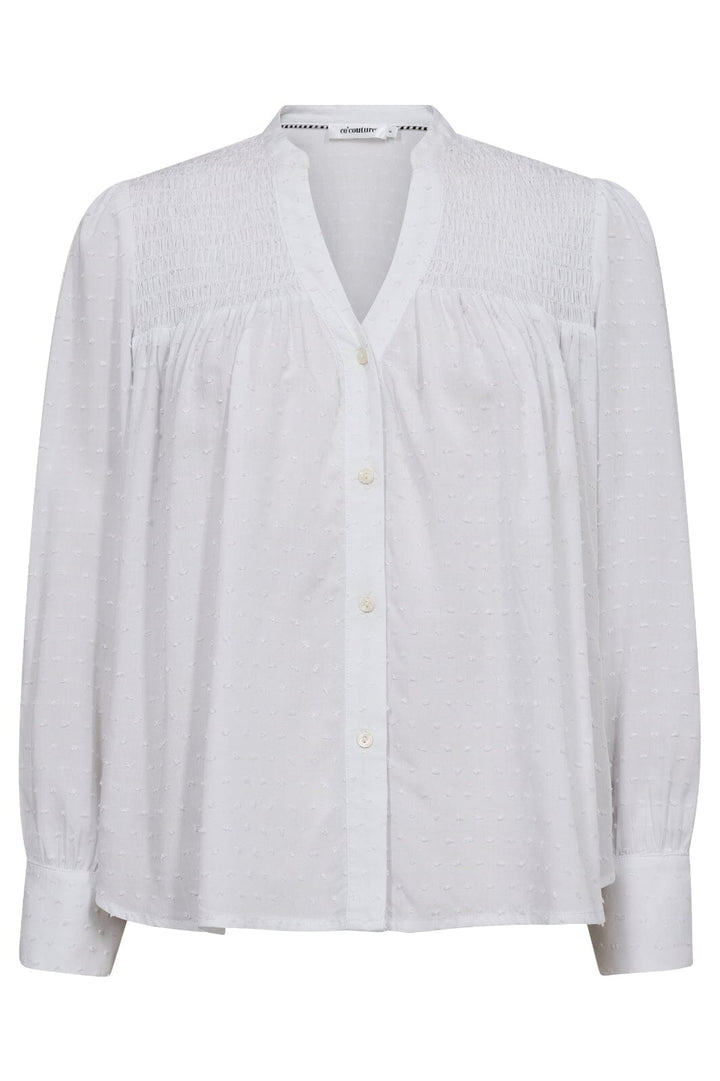 Forudbestilling - Co´couture - Adinacc Drop Shirt 35541 - 4000 White Skjorter 
