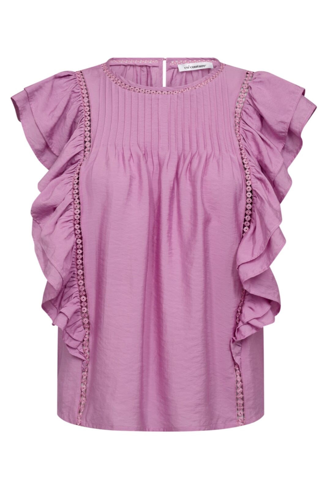 Co´Couture - Callumcc Frill Pintuck Top 35830 - 458 - Orchid