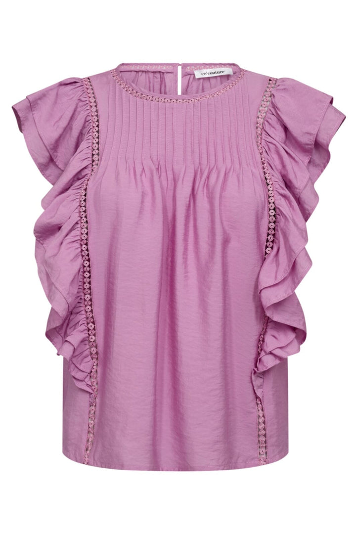 Co´Couture - Callumcc Frill Pintuck Top 35830 - 458 - Orchid