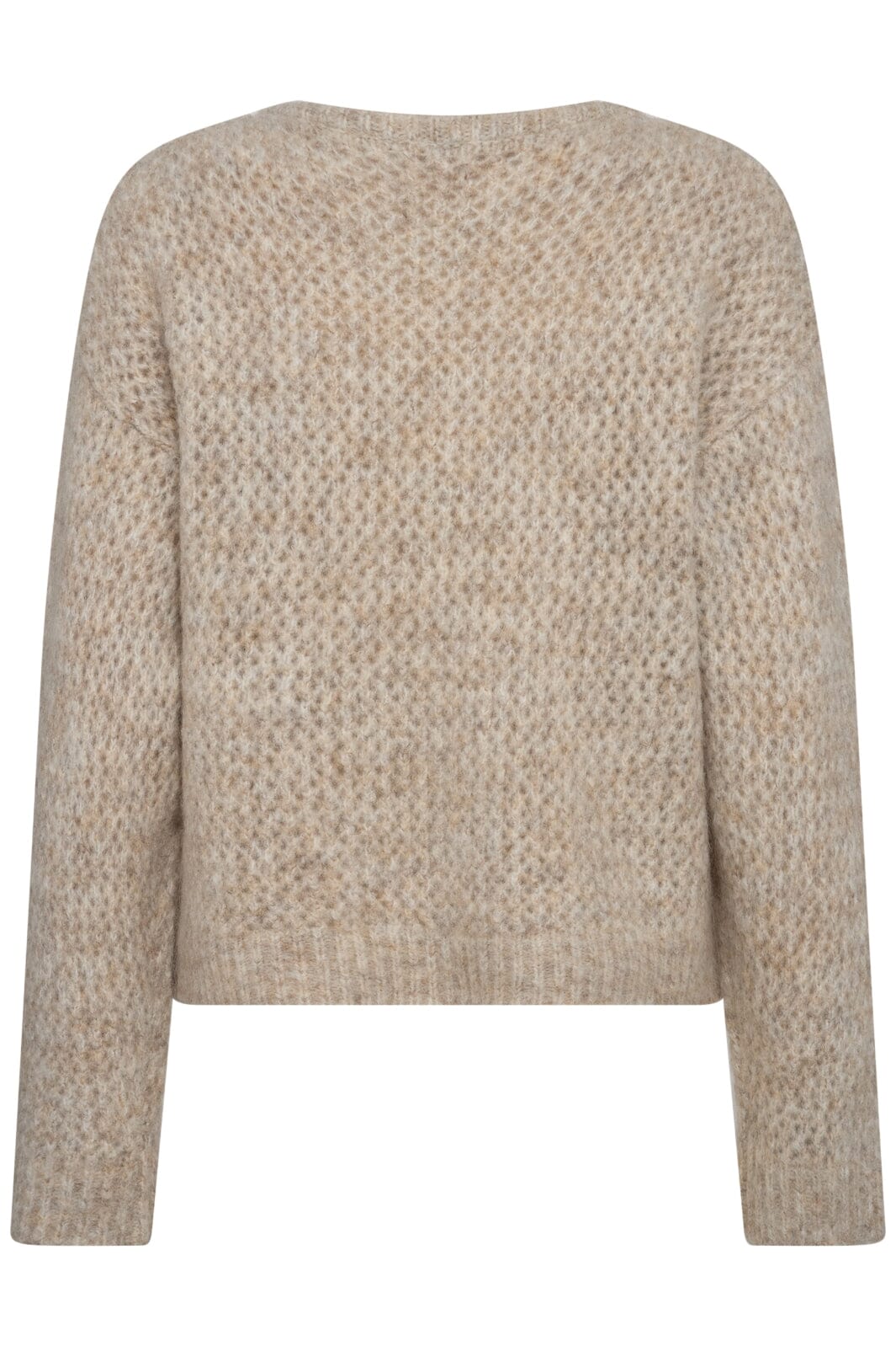 Forudbestilling - Co´couture - Cozycc Hole Knit 32129 - 199 Bone Strikbluser 