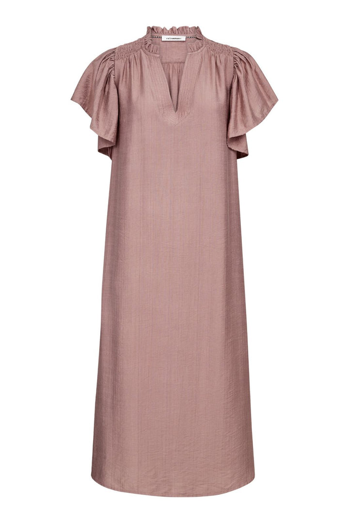 Forudbestilling - Co´Couture - Heracc Ss Frill Dress 36421 - 103 - Old Rose Kjoler 