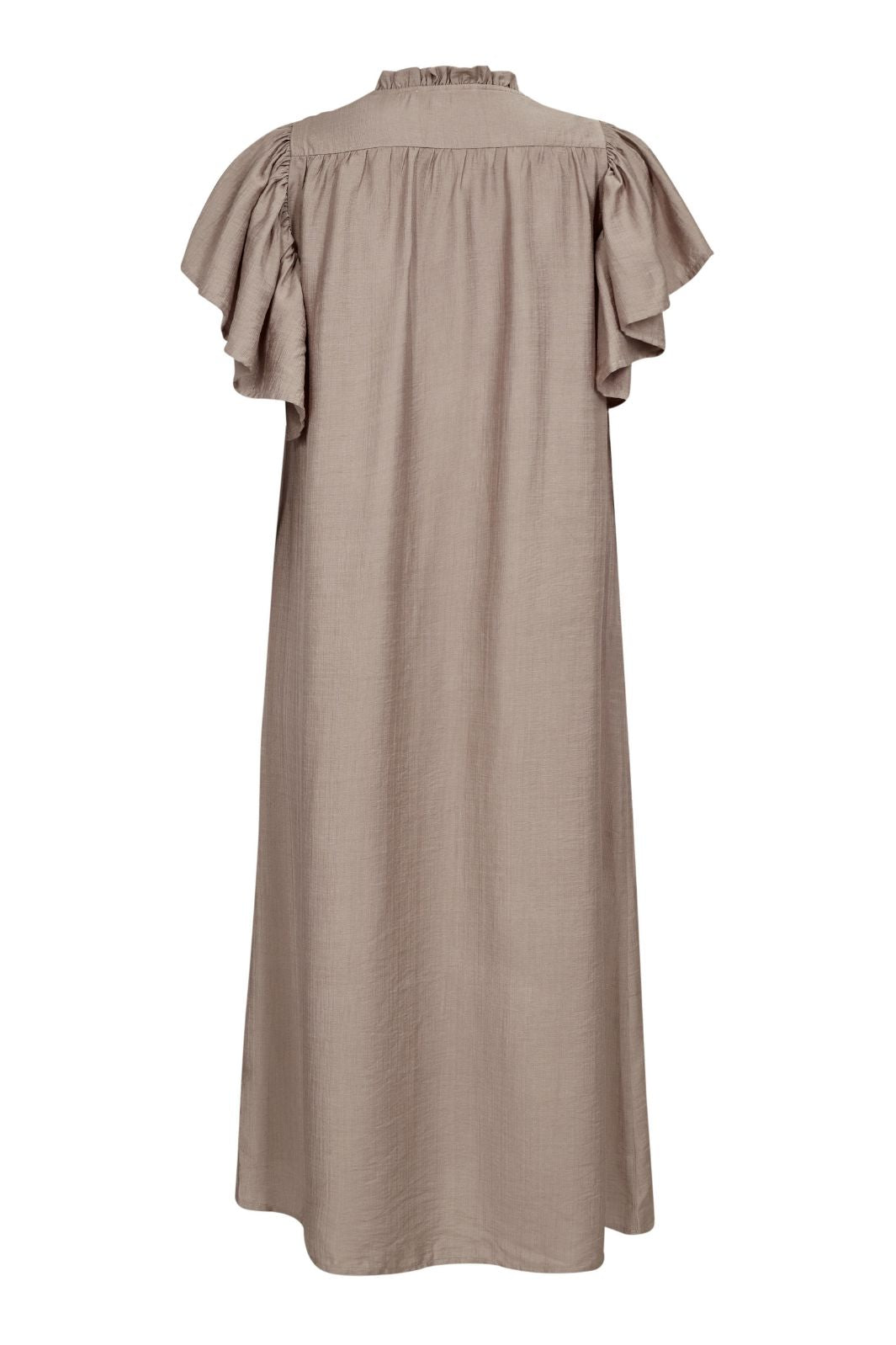 Forudbestilling - Co´Couture - Heracc Ss Frill Dress 36421 - 154 - Walnut Kjoler 