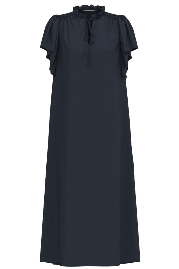 Forudbestilling - Co´couture - Heracc Ss Frill Dress 36421 - 61 Ink Kjoler 