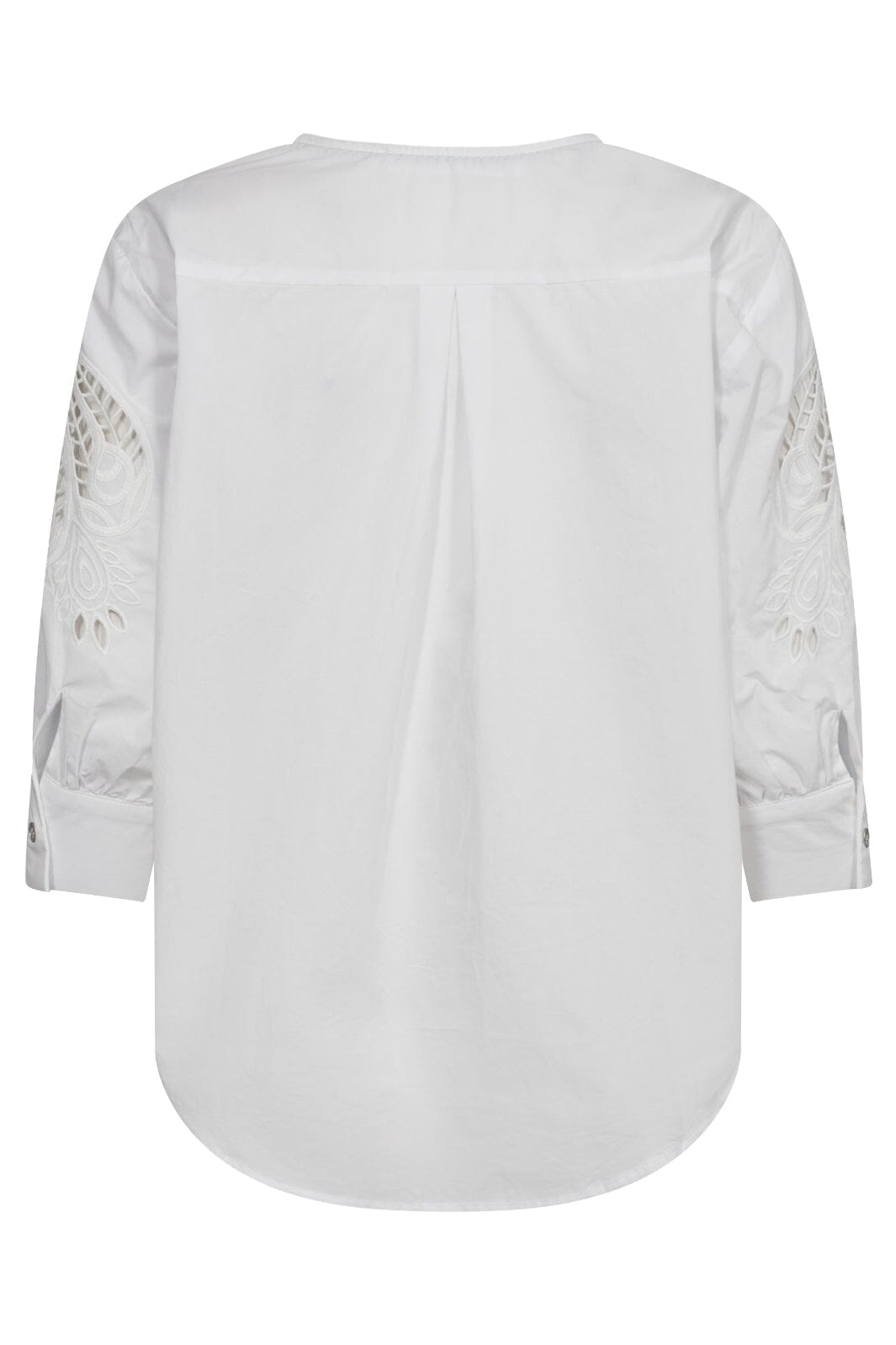 Forudbestilling - Co´couture - Kellisecc Lace Cut Shirt 35462 - 4000 White Skjorter 
