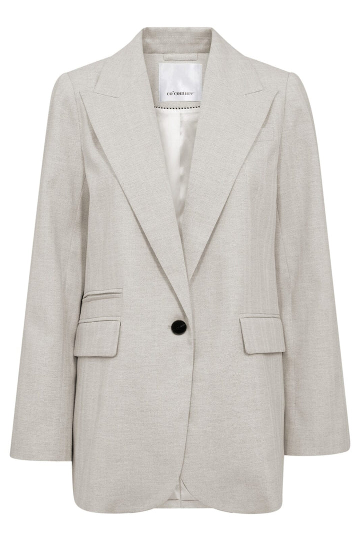 Forudbestilling - Co´Couture - Lisacc Linen Single Blazer 30305 - 199 - Bone