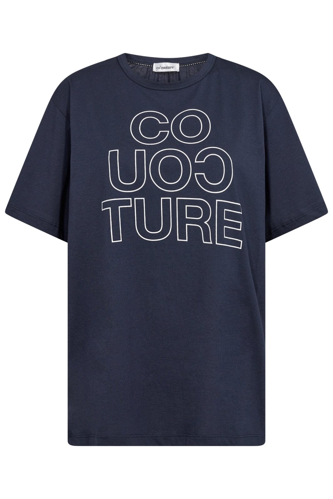 Forudbestilling - Co´couture - Outlinecc Oversize Tee 33052 - 120 Navy T-shirts 