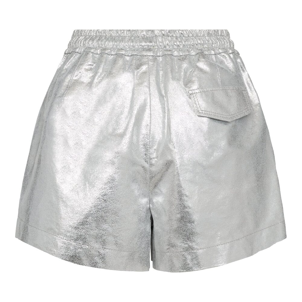 Forudbestilling - Co´couture - Phoebecc Crackle Shorts 31260 - 930 Silver Shorts 