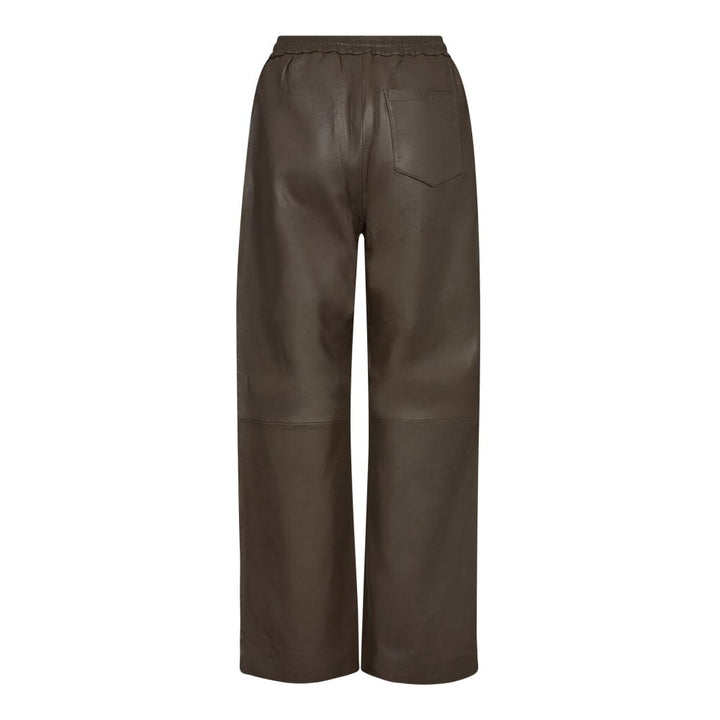 Forudbestilling - Co´couture - Phoebecc Pullon Leatherpant 31243 - 317 Elephant Bukser 
