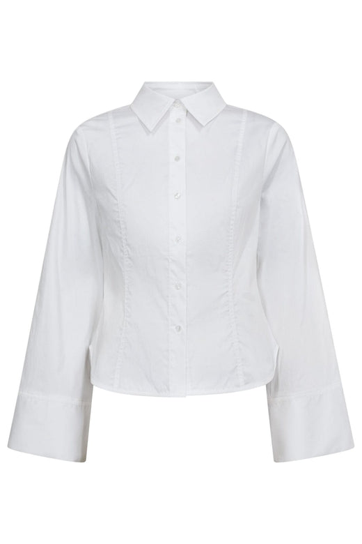Co´Couture - Sannacc Bell Sleeve Shirt 35903 - 4000 - White