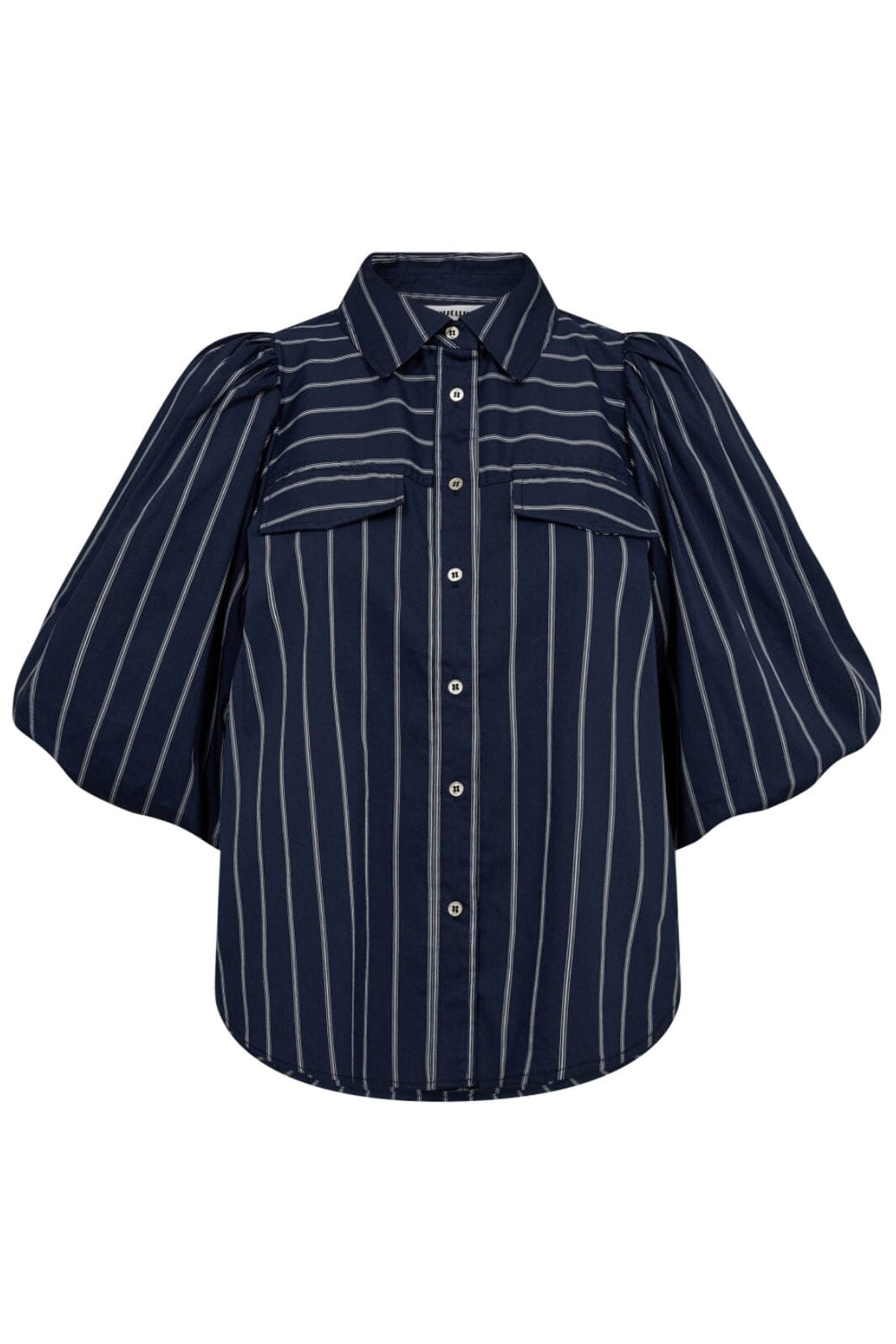 Forudbestilling - Co´couture - Simonacc Stripe Blouse 35559 - 120 Navy Skjorter 