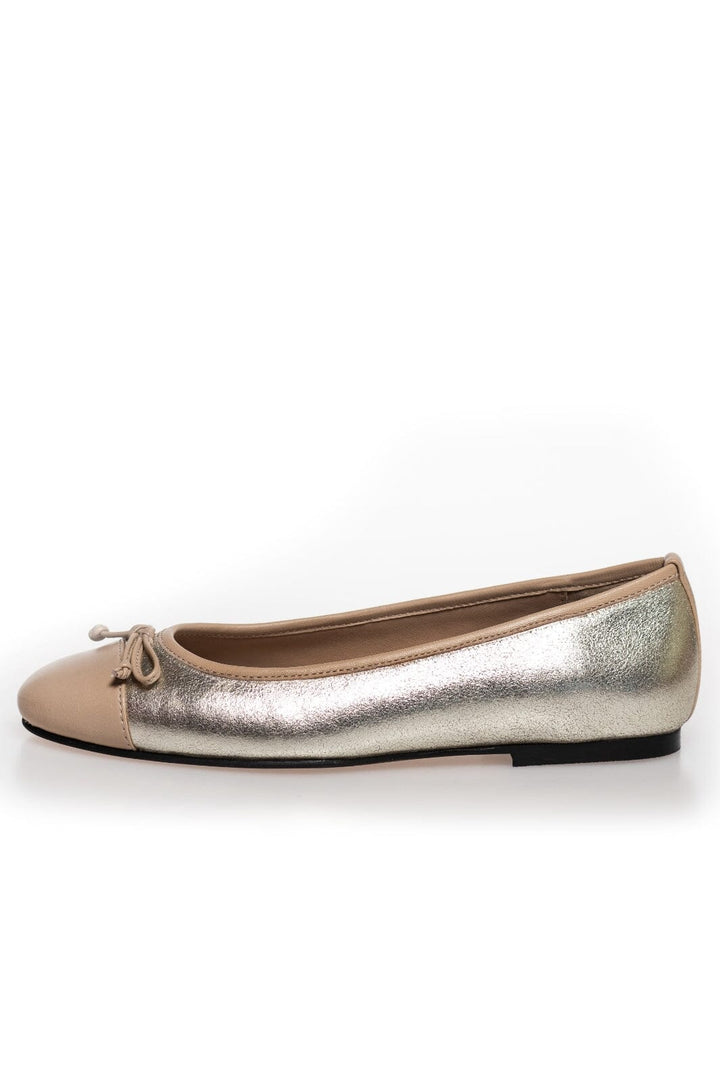 Forudbestilling - Copenhagen Shoes - Like Moving - 0033 Gold/Nude Ballerinaer 